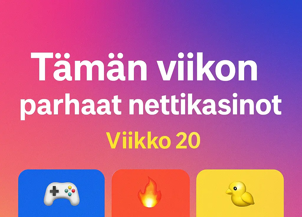 Viikon 20 parhaat nettikasinot – Näillä pelaat toukokuun puolivälissä 2025